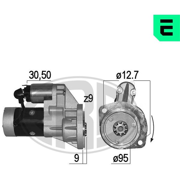 Startmotor 12V Era oem Oem 220003 ERA OEM