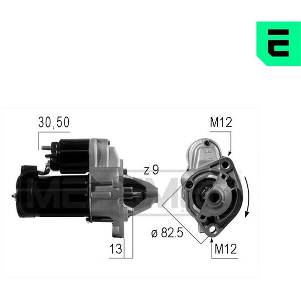 Startmotor 12V Era oem Oem 220004 ERA OEM
