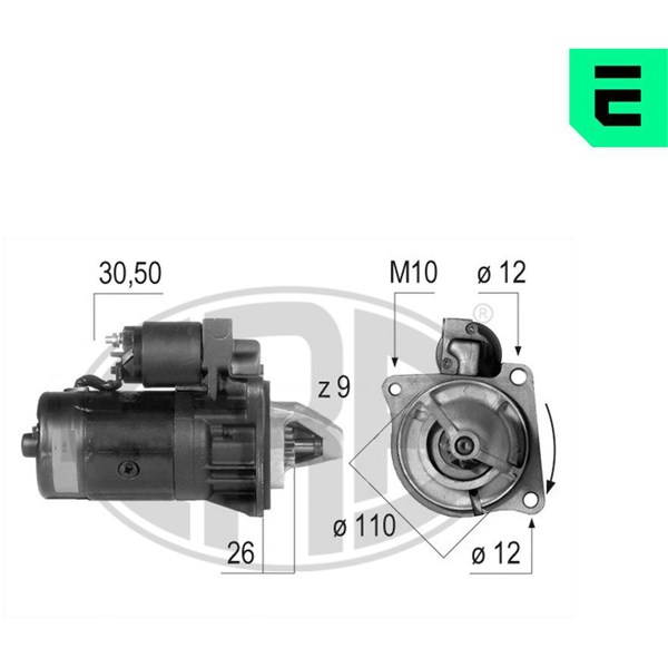 Startmotor 12V Era oem Oem 220019 ERA OEM