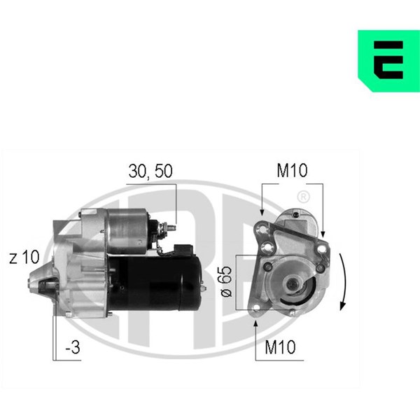 Startmotor 12V Era oem Oem 220045 ERA OEM