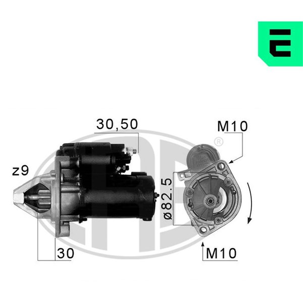 Startmotor 12V Era oem Oem 220062 ERA OEM