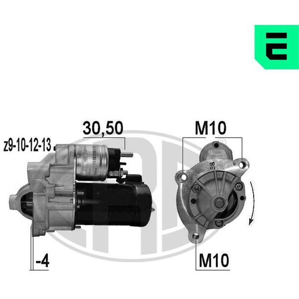 Startmotor 12V Era oem Oem 220074 ERA OEM