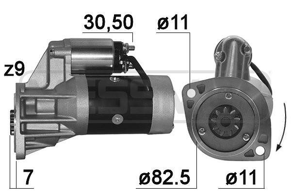 Startmotor 12V