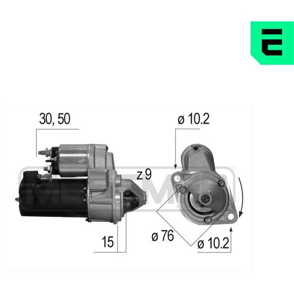 Startmotor 12V Era oem Oem 220087 ERA OEM