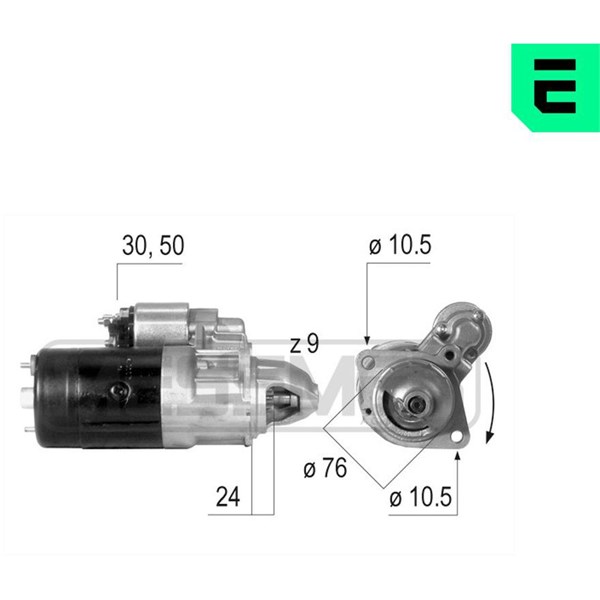 Startmotor 12V Era oem Oem 220091 ERA OEM