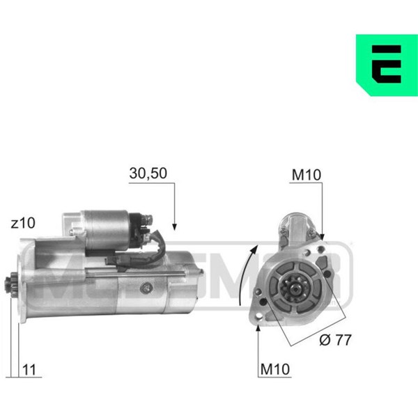Startmotor 12V Era oem Oem 220115 ERA OEM