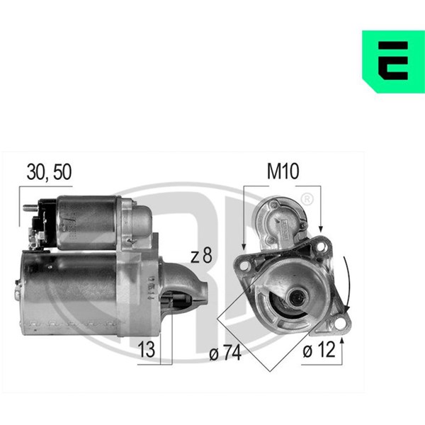 Startmotor 12V Era oem Oem 220118 ERA OEM