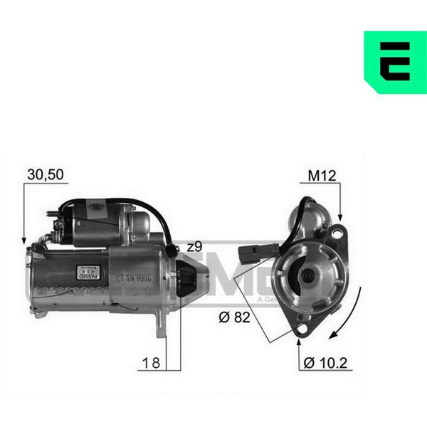 Startmotor 12V Era oem Oem 220119 ERA OEM