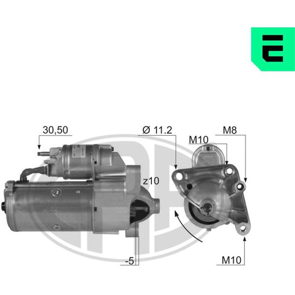 Startmotor 12V Era oem Oem 220136 ERA OEM