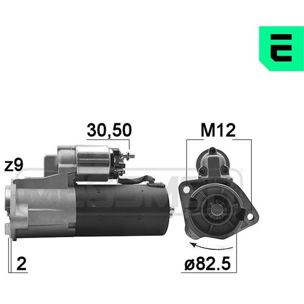 Startmotor 12V Era oem Oem 220137 ERA OEM