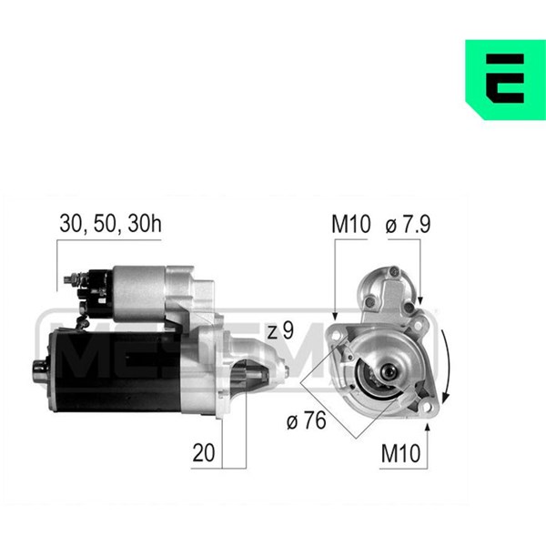 Startmotor 12V Era oem Oem 220147 ERA OEM