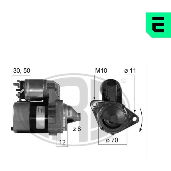 Startmotor 12V Era oem Oem 220154 ERA OEM
