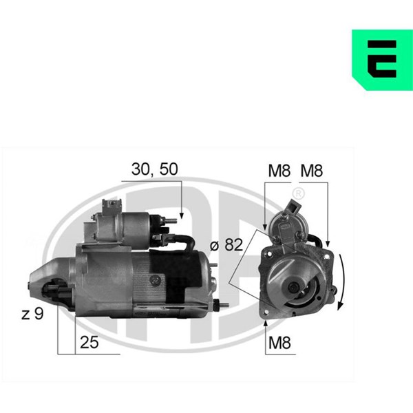 Startmotor 12V Era oem Oem 220158 ERA OEM