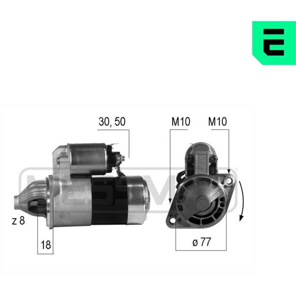 Startmotor 12V Era oem Oem 220191 ERA OEM