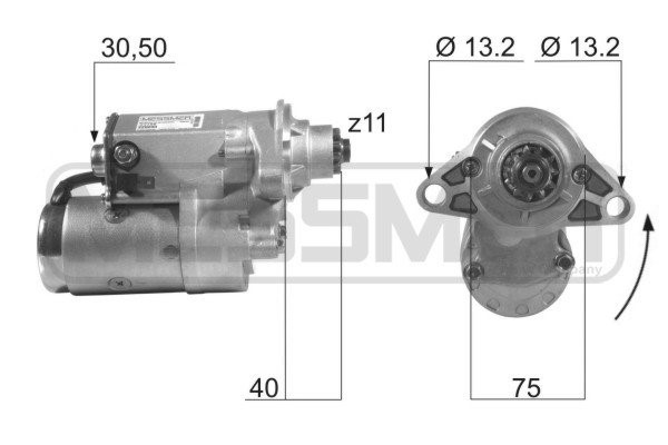Startmotor 12V