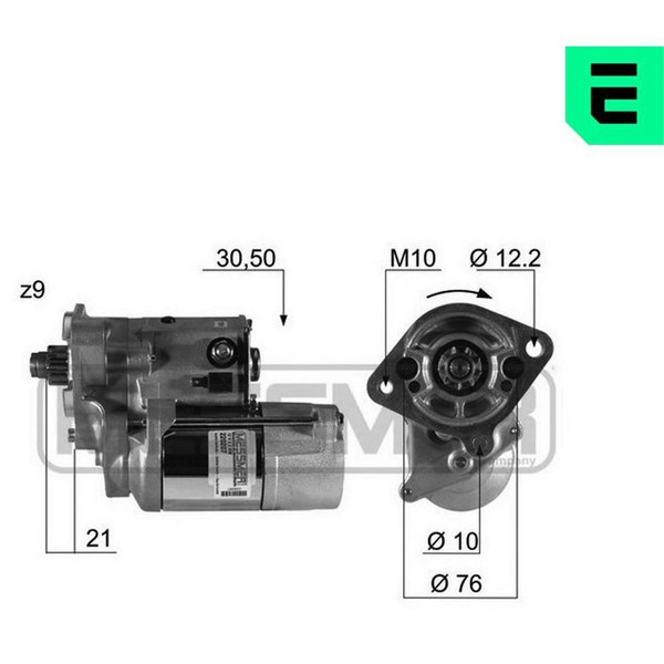 Startmotor 12V Era oem Oem 220207 ERA OEM