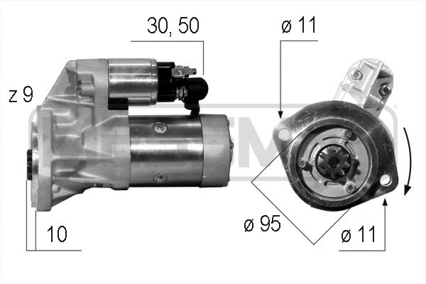 Startmotor 12V