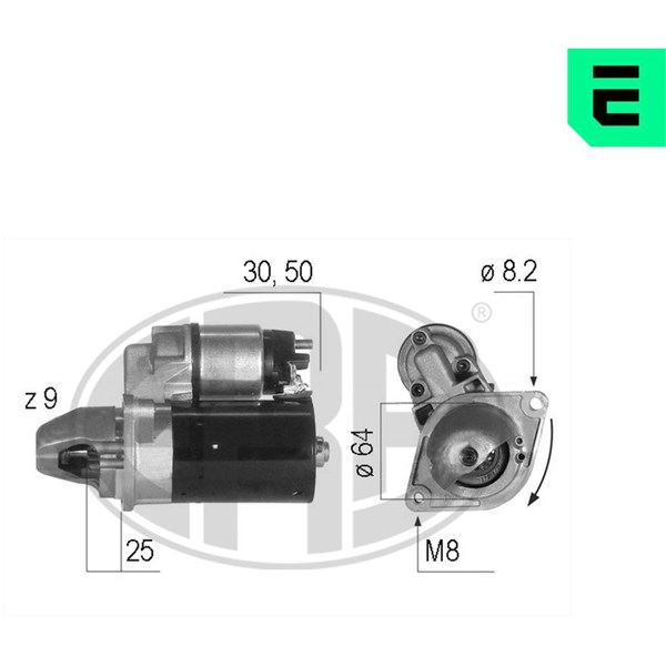Startmotor 12V Era oem Oem 220211 ERA OEM