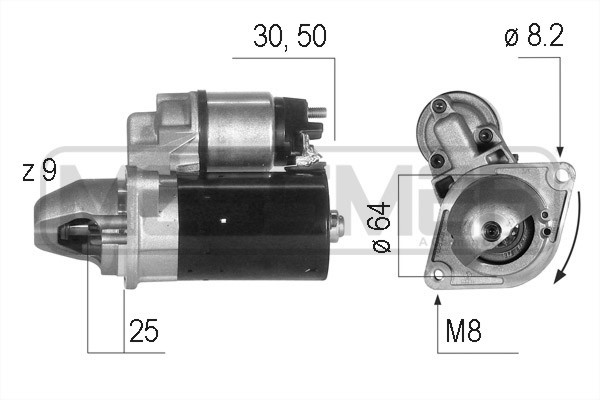 Startmotor 12V