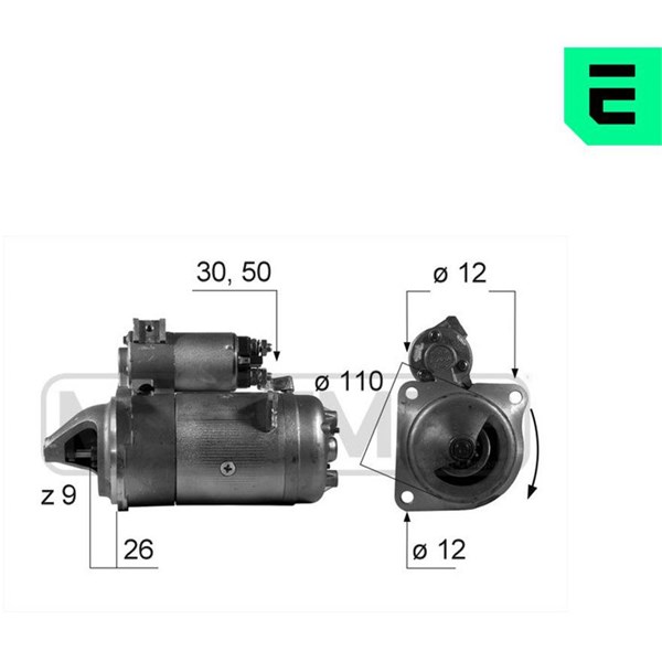 Startmotor 12V Era oem Oem 220282 ERA OEM