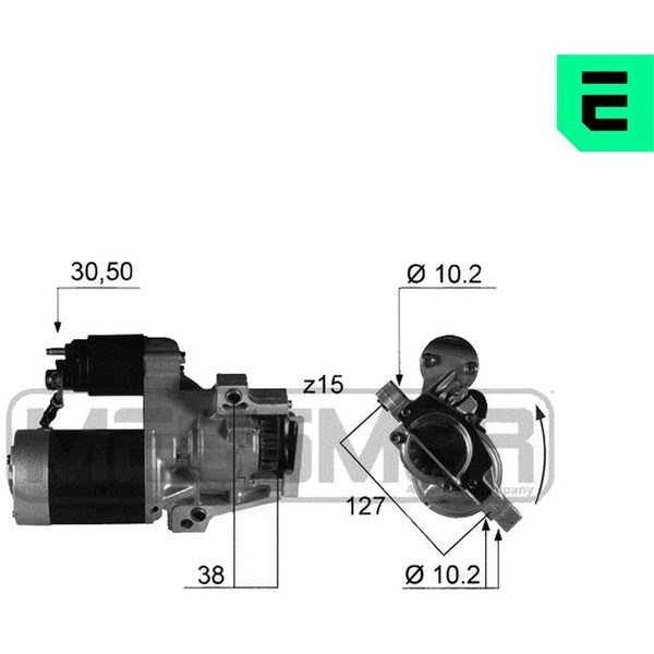 Startmotor 12V Era oem Oem 220340 ERA OEM