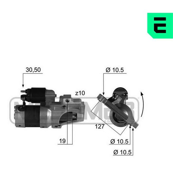 Startmotor 12V Era oem Oem 220344 ERA OEM