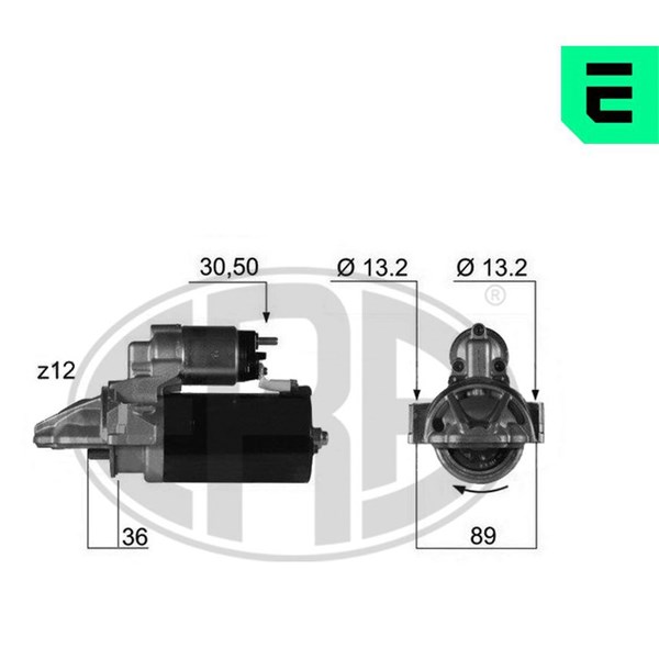Startmotor 12V Era oem Oem 220353 ERA OEM
