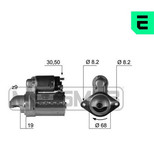 Startmotor 12V Era oem Oem 220354 ERA OEM