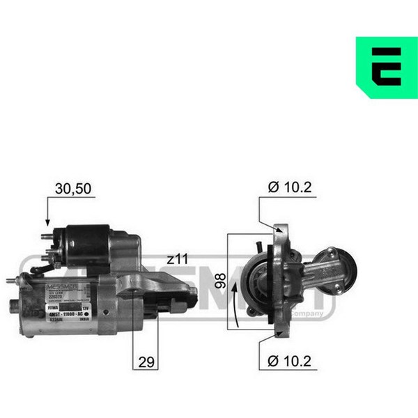 Startmotor 12V Era oem Oem 220370 ERA OEM