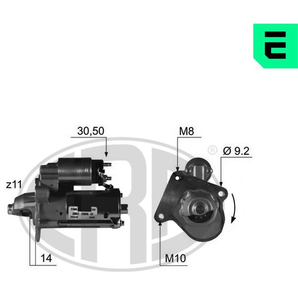 Startmotor 12V Era oem Oem 220371 ERA OEM
