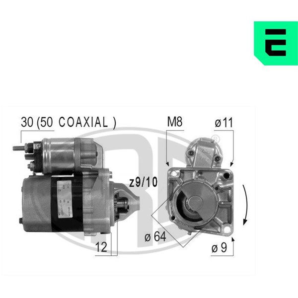 Startmotor 12V Era oem Oem 220376 ERA OEM