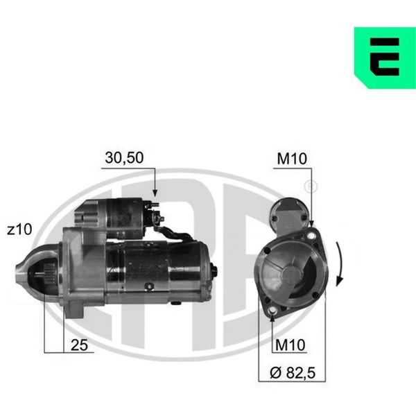 Startmotor 12V Era oem Oem 220378 ERA OEM
