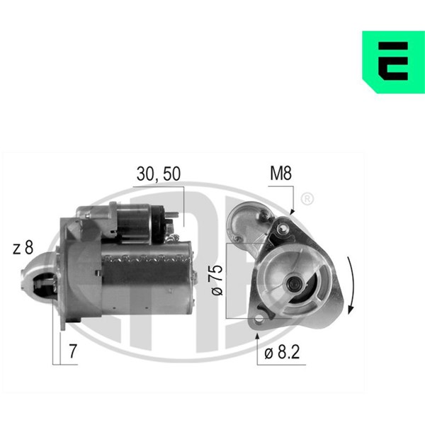 Startmotor 12V Era oem Oem 220386 ERA OEM