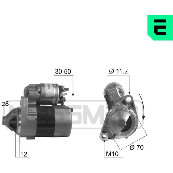 Startmotor 12V Era oem Oem 220404 ERA OEM