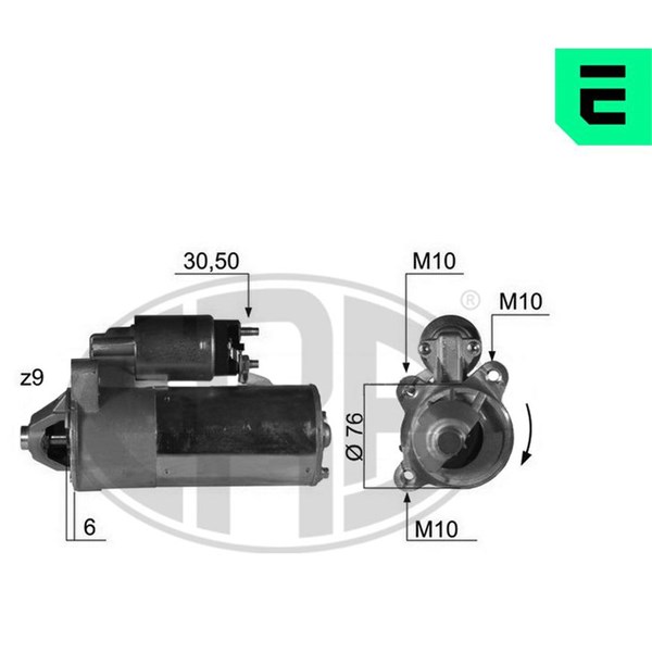 Startmotor 12V Era oem Oem 220415 ERA OEM