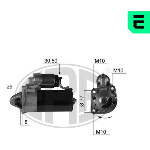 Startmotor 12V Era oem Oem 220416 ERA OEM