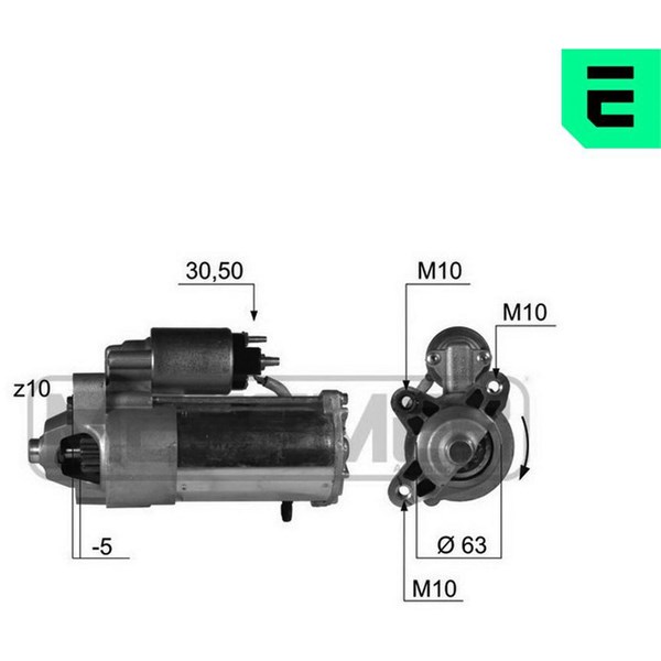 Startmotor 12V Era oem Oem 220419 ERA OEM