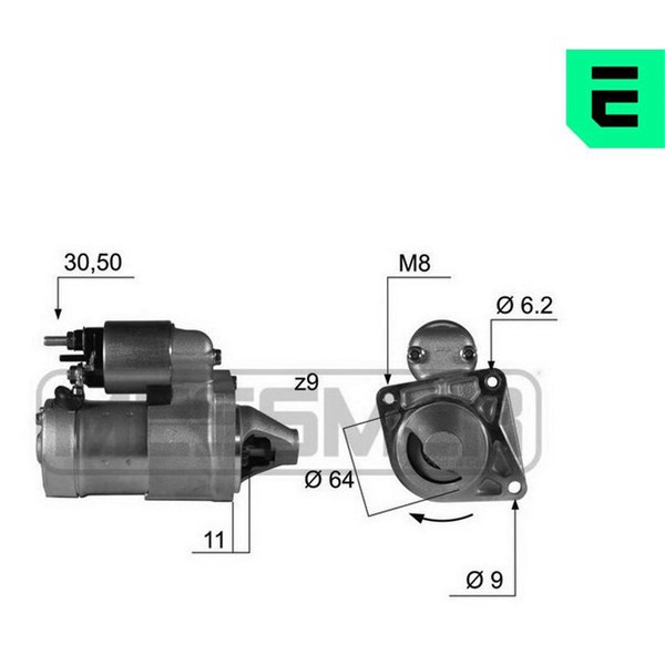 Startmotor 12V Era oem Oem 220421 ERA OEM