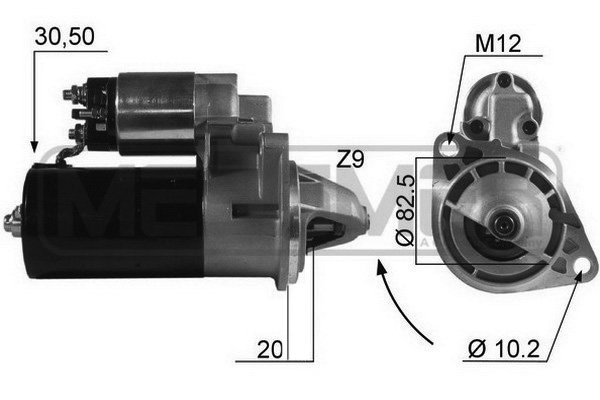 Startmotor 12V