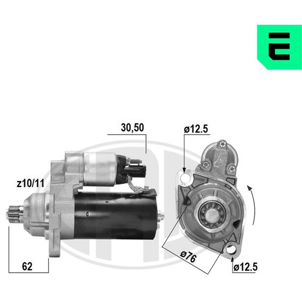 Startmotor 12V Era oem Oem 220450 ERA OEM