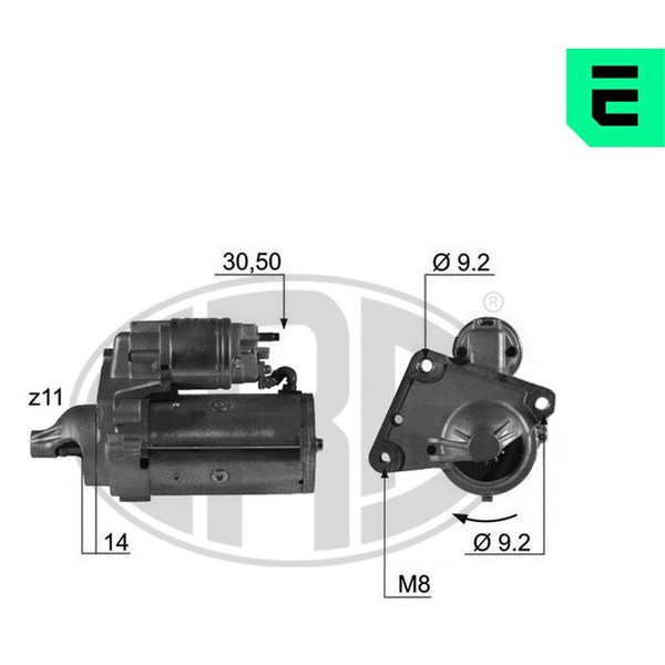 Startmotor 12V Era oem Oem 220451 ERA OEM