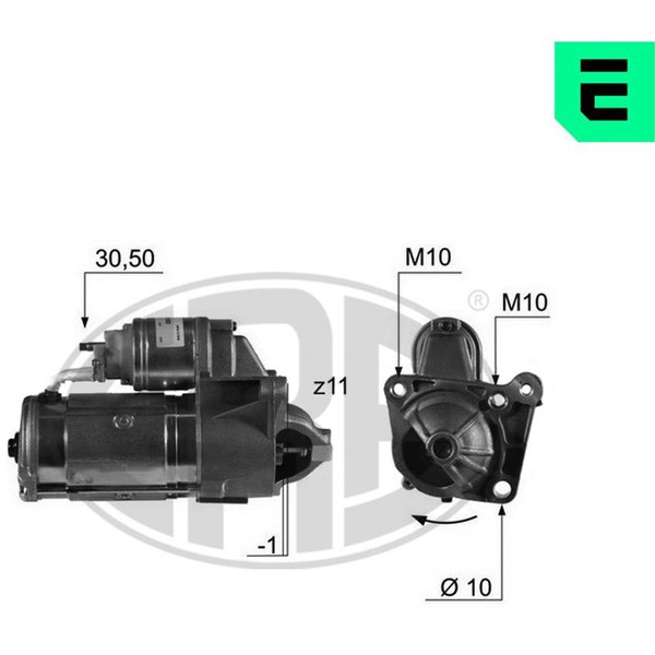 Startmotor 12V Era oem Oem 220452 ERA OEM