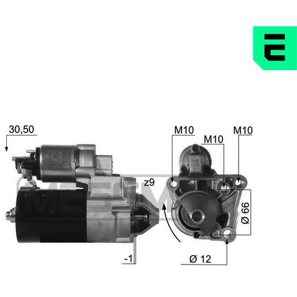 Startmotor 12V Era oem Oem 220462 ERA OEM