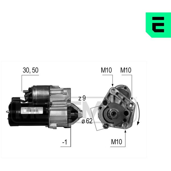Startmotor 12V Era oem Oem 220465 ERA OEM