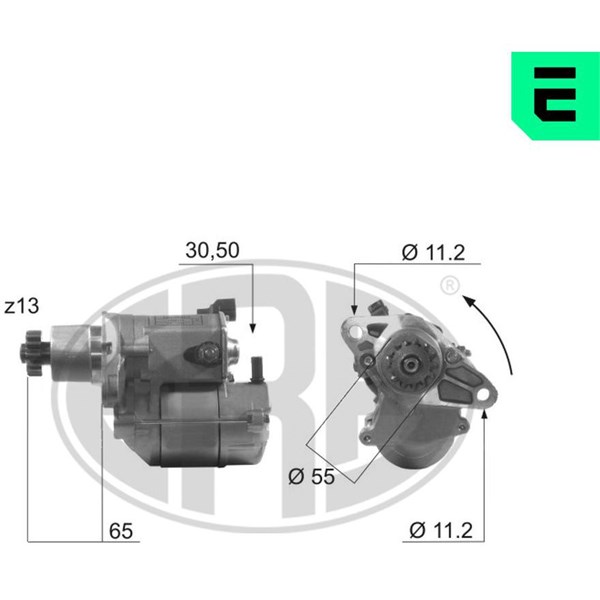 Startmotor 12V Era oem Oem 220487 ERA OEM
