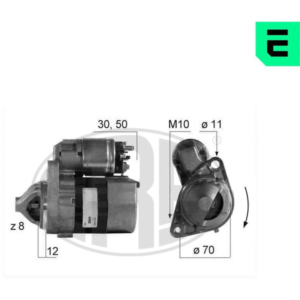 Startmotor 12V Era oem Oem 220495 ERA OEM