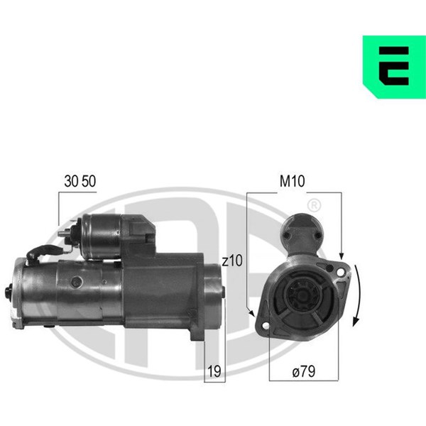 Startmotor 12V Era oem Oem 220497 ERA OEM