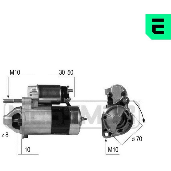 Startmotor 12V Era oem Oem 220500 ERA OEM
