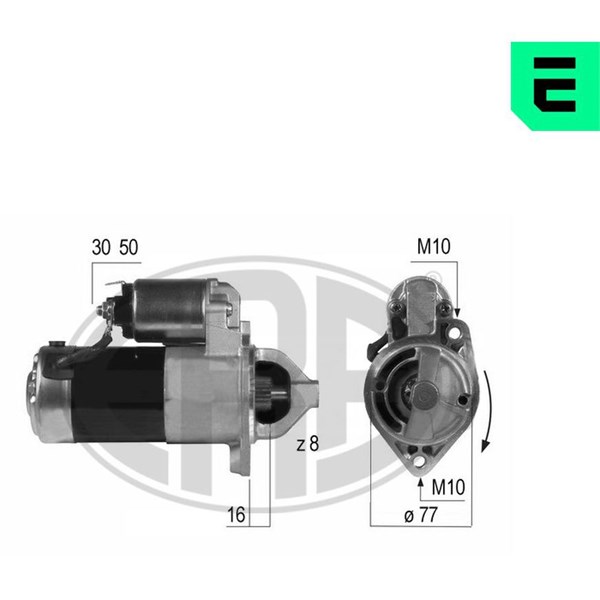 Startmotor 12V Era oem Oem 220502 ERA OEM