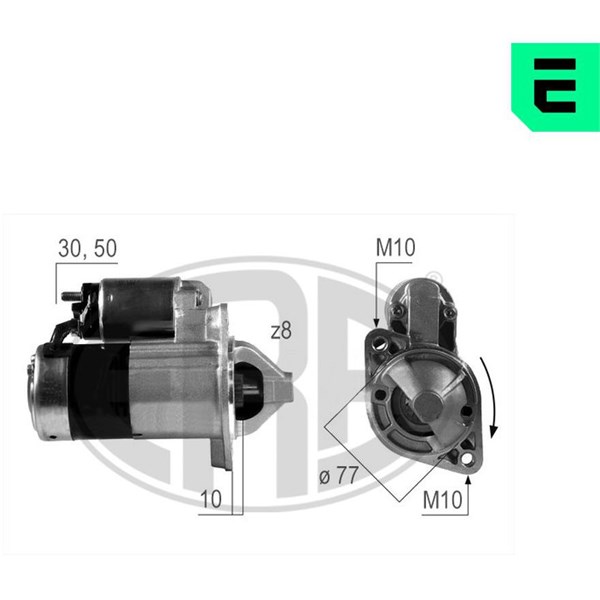 Startmotor 12V Era oem Oem 220503 ERA OEM